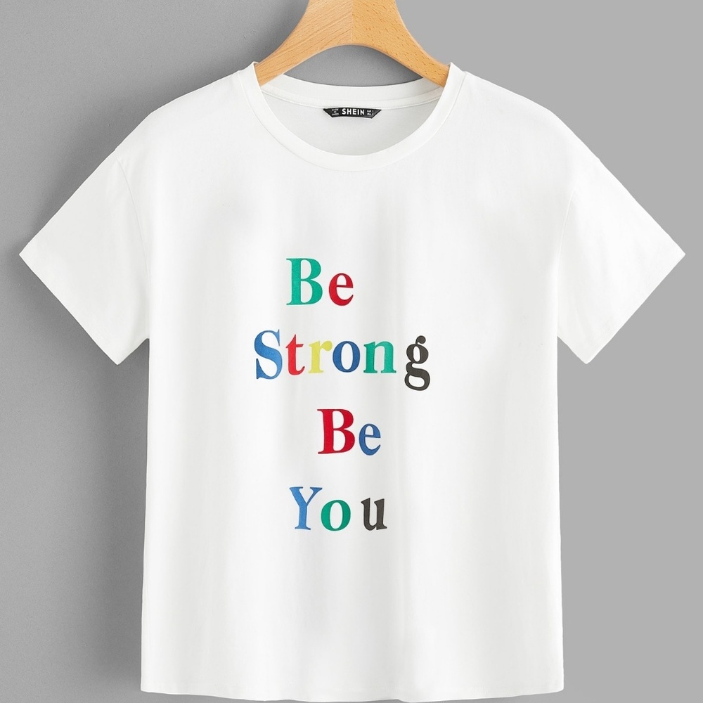 Slogan tee shirt